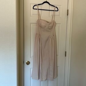 Viral corset style cinch waist dress